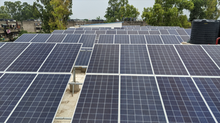Ground-Mounted Solar Array Project by All Green India